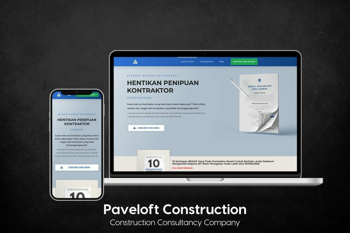 Lamanify Portfolio for Web Design Malaysia - Paveloft