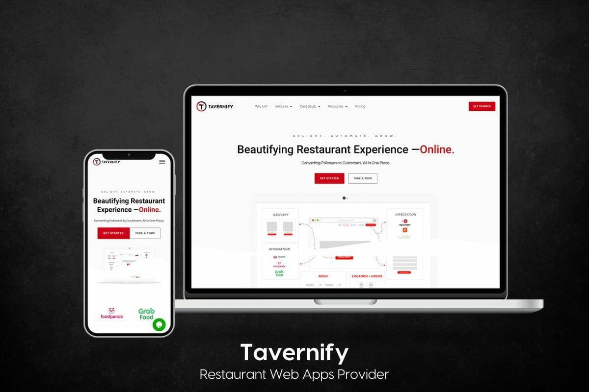 Lamanify Portfolio for Web Design Malaysia - Tavernify