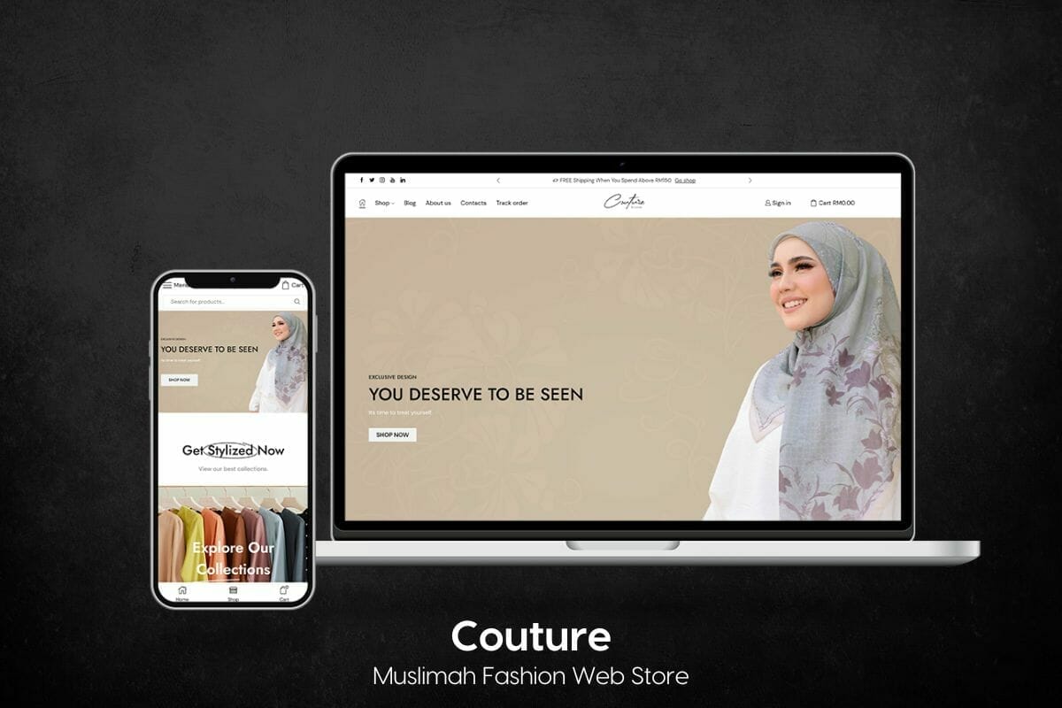 Lamanify Portfolio for Web Design Malaysia - Couture